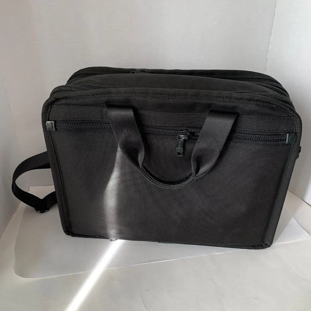 Tumi Alpha Ballistic Briefcase Laptop Computer Bag Expandable Organizer 26132DH